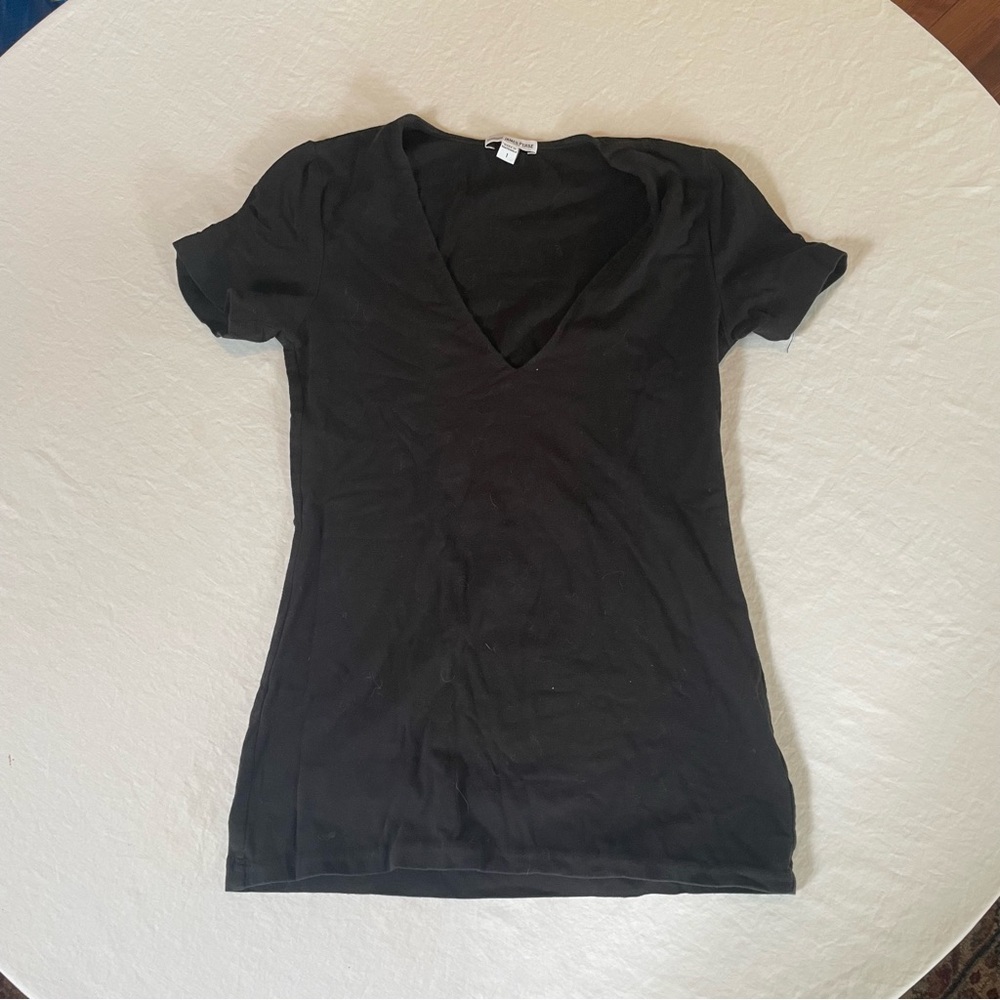 james perse black tee